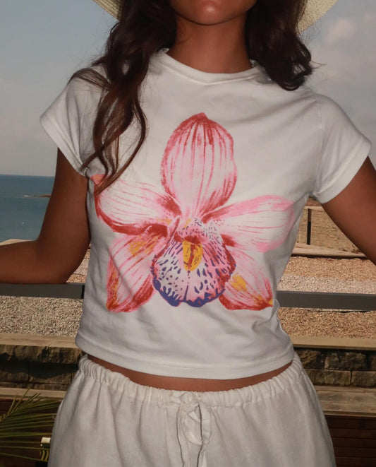 Orchid Baby Tee